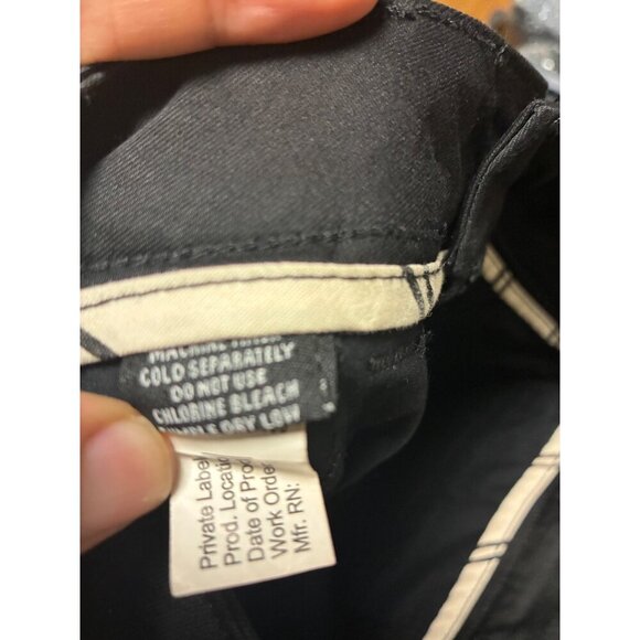 NWT RSQ Chino Shorts Summer Casual Preppy Boys Size 12 Black - Picture 8 of 9